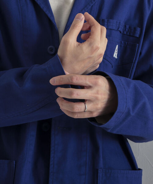 GEVACO（ゲバコ）の「【GEVACO/ゲバコ】ユーロワーク ヘリンボンカバーオール（カバーオール・メンズ・ネイビー/オリーブ/ブルー・MEDIUM/LARGE）」の11枚目の写真