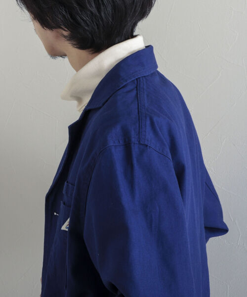 GEVACO（ゲバコ）の「【GEVACO/ゲバコ】ユーロワーク ヘリンボンカバーオール（カバーオール・メンズ・ネイビー/オリーブ/ブルー・MEDIUM/LARGE）」の14枚目の写真