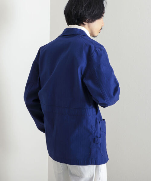 GEVACO（ゲバコ）の「【GEVACO/ゲバコ】ユーロワーク ヘリンボンカバーオール（カバーオール・メンズ・ネイビー/オリーブ/ブルー・MEDIUM/LARGE）」の15枚目の写真