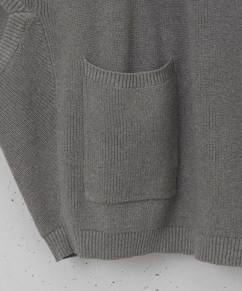 Casper John レース編みカーディガン チャコールグレー XS CASPER JOHN（キャスパージョン）｜カーディガン/ボレロ一覧 - WEAR
