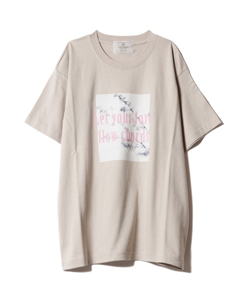 Tシャツ・カットソー [MARRON EDITION] Flower T-Shirt Wild Flower Maroon Graphic T-Shirt