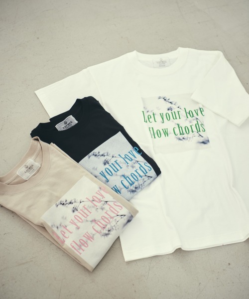 Flower photo Tshirt / フラワーフォトTシャツ（Tシャツ