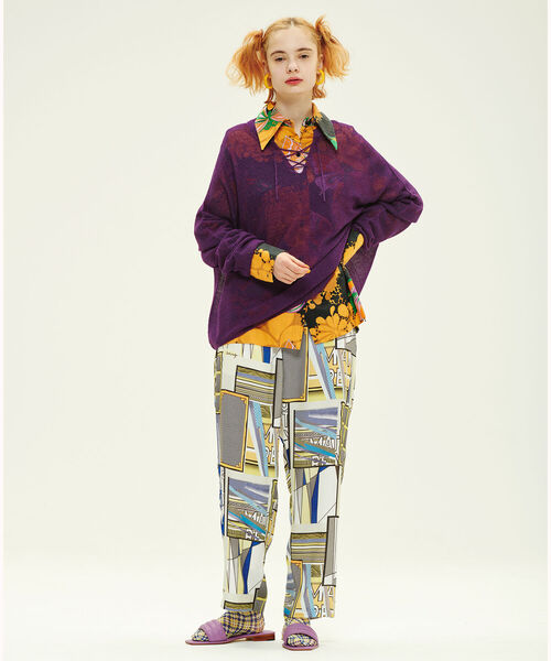 パンツ maturely / ArtAndSolidAshimeEasyPants maturely（マチュアリー）の「maturely / Art And Solid Ashime