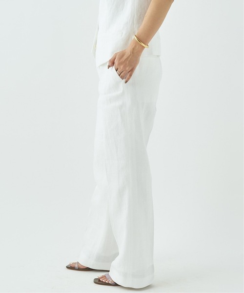 plage（プラージュ）の「Linen トラウザーパンツ◆（その他パンツ・レディース・アイボリー/ホワイト・38/36/34）」の7枚目の写真