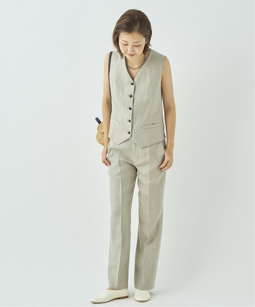 plage（プラージュ）の「Linen トラウザーパンツ◆（その他パンツ・レディース・アイボリー/ホワイト・38/36/34）」の11枚目の写真