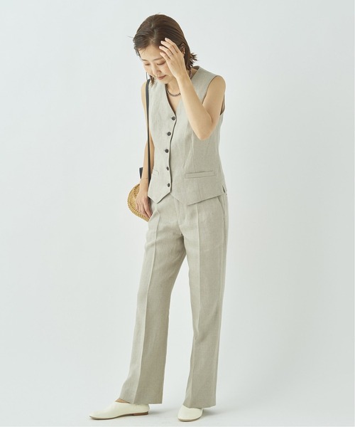 plage（プラージュ）の「Linen トラウザーパンツ◆（その他パンツ・レディース・アイボリー/ホワイト・38/36/34）」の17枚目の写真