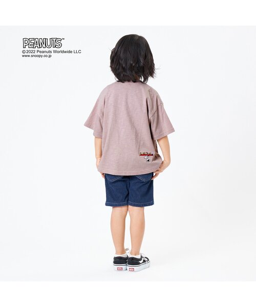 PEANUTS(ピーナッツ)の「PEANUTSコラボ 刺繍Tシャツ(Tシャツ/カットソー・キッズ・ピンク/イエロー/グリーン/チャコール/キナリ・90/100/110/120/80/130/95/140)」の8枚目の写真