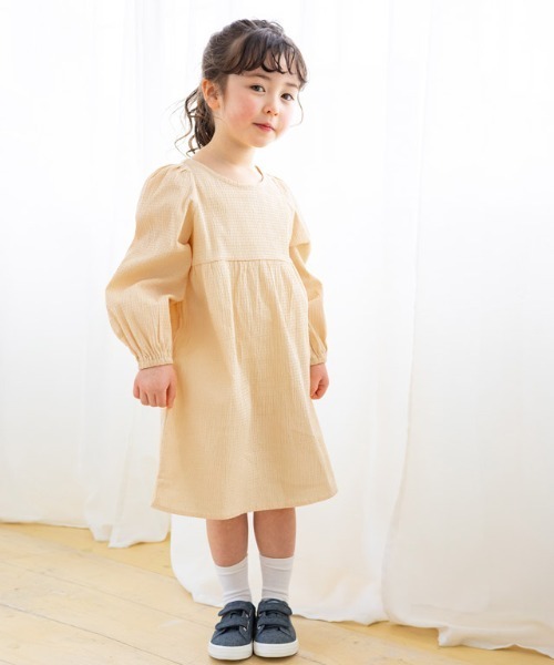 lulpini（ルルピー二）の「kids　リップルチュニックブラウス（Tシャツ/カットソー・キッズ・ホワイト×ブルー/ミント/オレンジ系その他・S/M/L）」の20枚目の写真