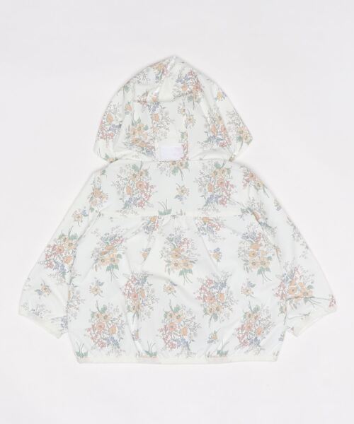 petit main(プティマイン)の「【撥水加工】花柄ウィンブレ(その他アウター・キッズ・アイボリー/ラベンダー・100cm/90cm/130cm/120cm/110cm/80cm)」の7枚目の写真