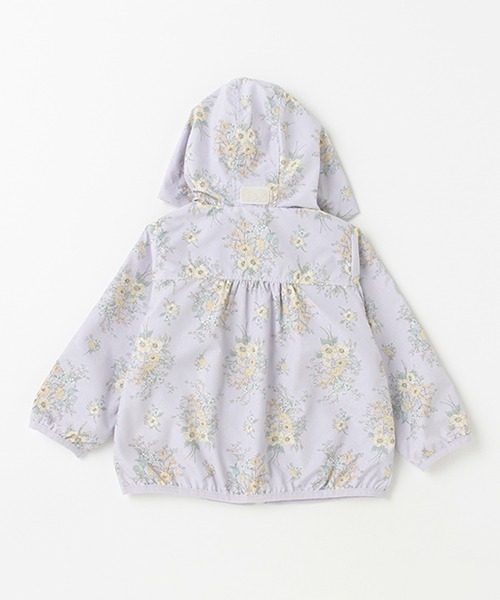petit main(プティマイン)の「【撥水加工】花柄ウィンブレ(その他アウター・キッズ・アイボリー/ラベンダー・100cm/90cm/130cm/120cm/110cm/80cm)」の3枚目の写真