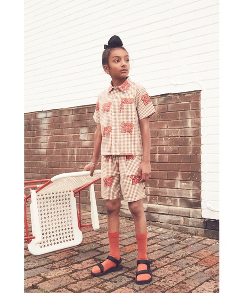 Wynken（ウィンケン）の「Wynken / 総柄 シャツ（シャツ/ブラウス・キッズ・ネイビー/ブラウン・4Y/6Y/8Y/10Y/2Y）」の3枚目の写真