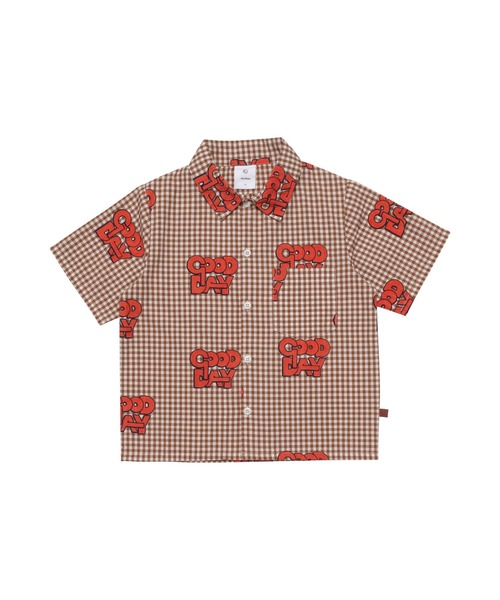 Wynken（ウィンケン）の「Wynken / 総柄 シャツ（シャツ/ブラウス・キッズ・ネイビー/ブラウン・4Y/6Y/8Y/10Y/2Y）」の5枚目の写真