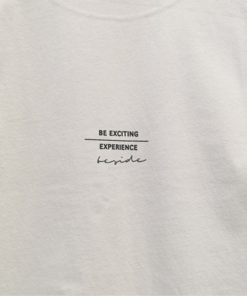 TRAP/U (トラップユー)の「フロント メッセージプリント コットン 天竺 ロングTシャツ(Tシャツ/カットソー・メンズ・ホワイト/ブラック/ブルー系その他・L/M)」の9枚目の写真