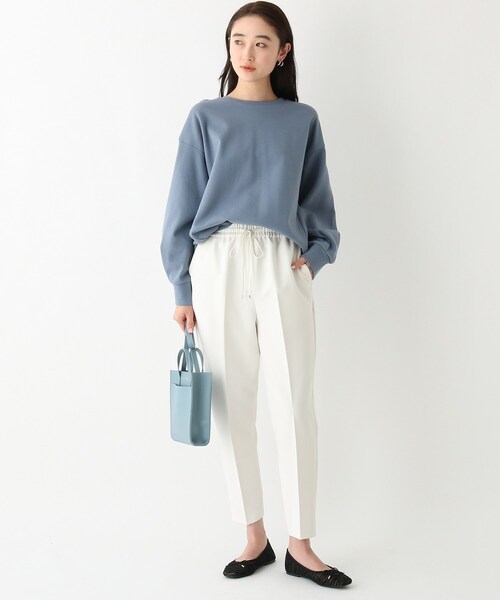 OPAQUE.CLIP（オペークドットクリップ）の「◆デュアルストレッチダブルクロス イージーテーパードパンツ（その他パンツ・レディース・ブラック/ブルー/ホワイト系/カーキ・36/38/34/42/40）」の14枚目の写真