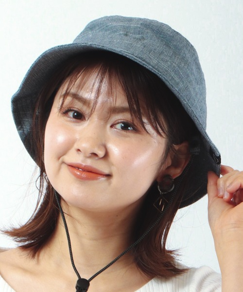 Sense of Grace（センスオブグレース）の「SHAN BK HAT ウォッシャブルサファリハット（ハット・メンズ・ブラック/ネイビー/ナチュラル・FREE）」の9枚目の写真