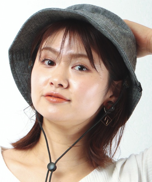 Sense of Grace（センスオブグレース）の「SHAN BK HAT ウォッシャブルサファリハット（ハット・メンズ・ブラック/ネイビー/ナチュラル・FREE）」の5枚目の写真