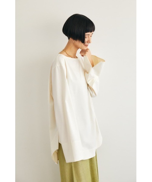 未使用品⭐︎フレームワーク　ボリュームスウェット　プルオーバー　ベージュ GLOBAL WORK（グローバルワーク）の「ライトクッションクルー