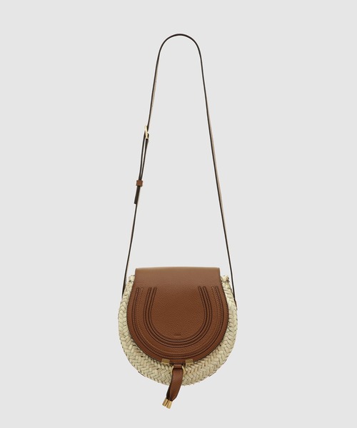 Chloe(クロエ)の「MARCIE / スモールクロスボディバスケットMINI(かごバッグ・レディース・ブラウン・FREE)」の1枚目の写真