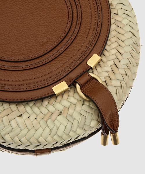 Chloe(クロエ)の「MARCIE / スモールクロスボディバスケットMINI(かごバッグ・レディース・ブラウン・FREE)」の5枚目の写真