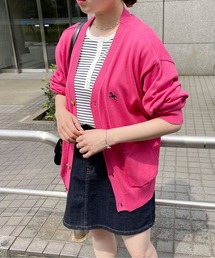 PairPair | ワンポイントVネック刺繍カーディガン(ユニセックス)(カーディガン/ボレロ)