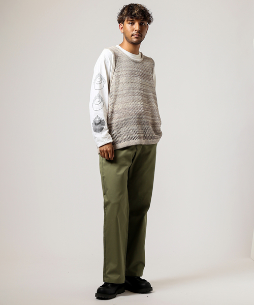 JOINT WORKS（ジョイントワークス）の「JW-MESH ニットタンクトップ（ベスト・メンズ・ベージュ/ピンク・MEDIUM/LARGE）」の20枚目の写真