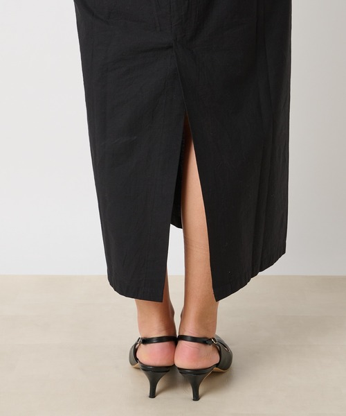 RIVE DROITE（リヴドロワ）の「beej/ビージ/バックコクーンVネックワンピース（ワンピース・レディース・ブラック/ブルー・38/36）」の4枚目の写真