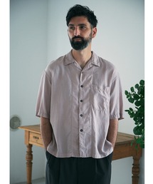 UNFIL | unfil | コットンシルクツイル オープンカラーシャツ MEN(シャツ/ブラウス)