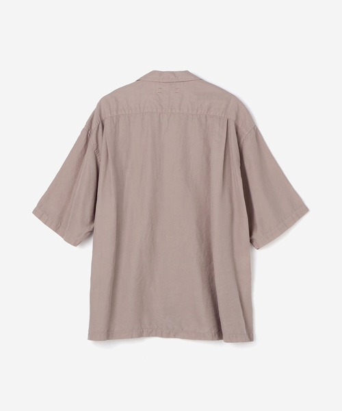 UNFIL（アンフィル）の「unfil | コットンシルクツイル オープンカラーシャツ MEN（シャツ/ブラウス・メンズ・ネイビー/ベージュ/パープル系その他・4/5）」の10枚目の写真