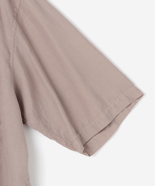 UNFIL（アンフィル）の「unfil | コットンシルクツイル オープンカラーシャツ MEN（シャツ/ブラウス・メンズ・ネイビー/ベージュ/パープル系その他・4/5）」の12枚目の写真