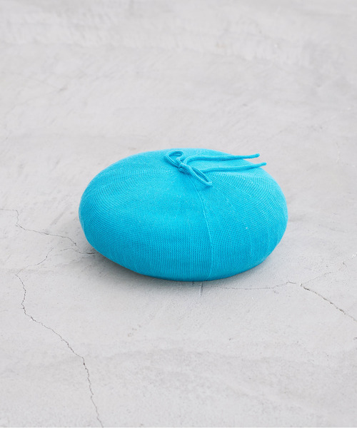 CHILD WOMAN(チャイルドウーマン)の「ちょぼリボン ベレー帽(ハンチング/ベレー帽・レディース・ブラック/レッド/サックスブルー・FREE)」の18枚目の写真