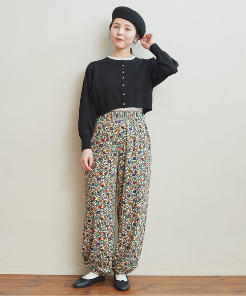 CHILD WOMAN(チャイルドウーマン)の「ちょぼリボン ベレー帽(ハンチング/ベレー帽・レディース・ブラック/レッド/サックスブルー・FREE)」の9枚目の写真