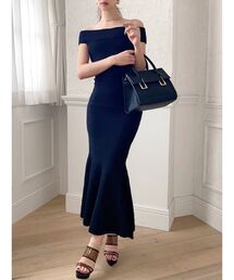 RESEXXY | オフショルマーメイドニットワンピース(ワンピース)