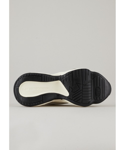 EMPORIO ARMANI（エンポリオアルマーニ）の「【エンポリオ アルマーニ】チャンキースニーカー スエード製 メッシュインサート（スニーカー・レディース・ホワイト系その他・36/37/38）」の9枚目の写真