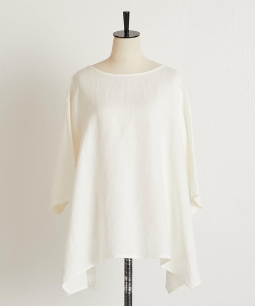 BEARDSLEY（ビアズリー）の「裾カット刺繍ブラウス（シャツ/ブラウス・レディース・ホワイト/ブラック・FREE）」の13枚目の写真