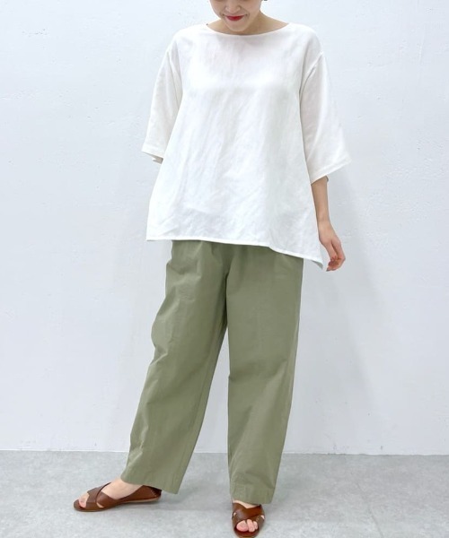 BEARDSLEY（ビアズリー）の「裾カット刺繍ブラウス（シャツ/ブラウス・レディース・ホワイト/ブラック・FREE）」の9枚目の写真