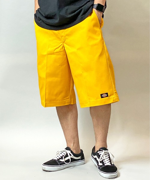 ③トロイリーデザイン ショートパンツ イエロー ③トロイリーデザイン