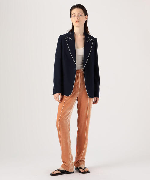 TOMORROWLAND (トゥモローランド)の「GOLDEN GOOSE DELUXE BRAND べロアイージーストレートパンツ(その他パンツ・レディース・ライトピンク・XXS/XS)」の2枚目の写真