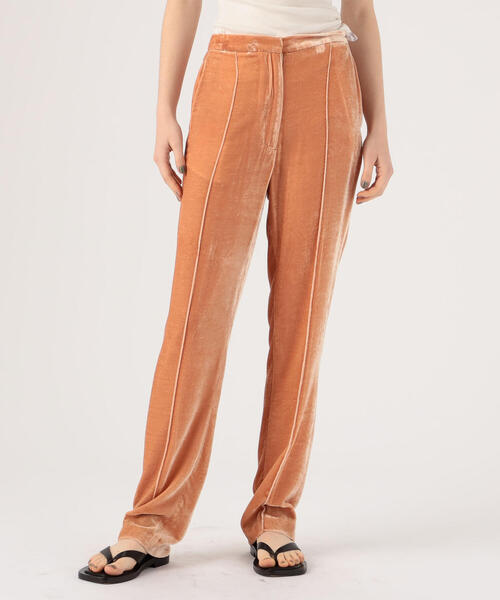 TOMORROWLAND (トゥモローランド)の「GOLDEN GOOSE DELUXE BRAND べロアイージーストレートパンツ(その他パンツ・レディース・ライトピンク・XXS/XS)」の3枚目の写真