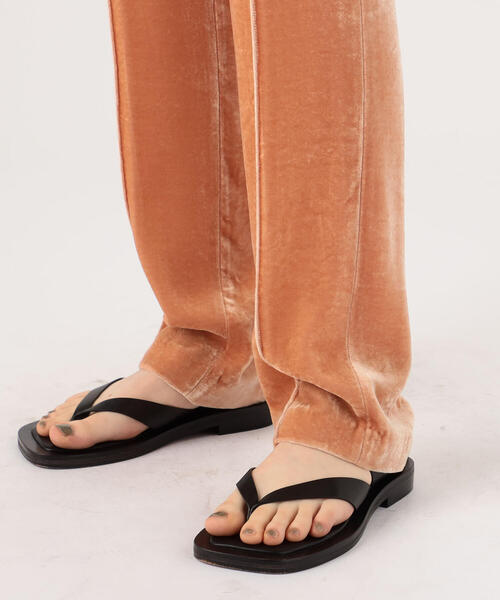 TOMORROWLAND (トゥモローランド)の「GOLDEN GOOSE DELUXE BRAND べロアイージーストレートパンツ(その他パンツ・レディース・ライトピンク・XXS/XS)」の10枚目の写真