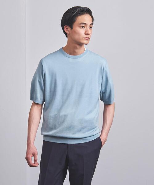 ユナイテッドアローズ UNITED ARROWS ライトブルー プルオーバー UNITED ARROWS（ユナイテッドアローズ）の「＜UNITED ARROWS