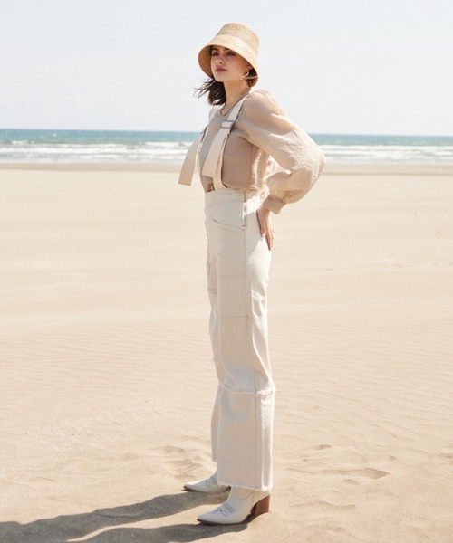 ALEXIA STAM（アリシアスタン）の「Sheer Puff Sleeve Blouse