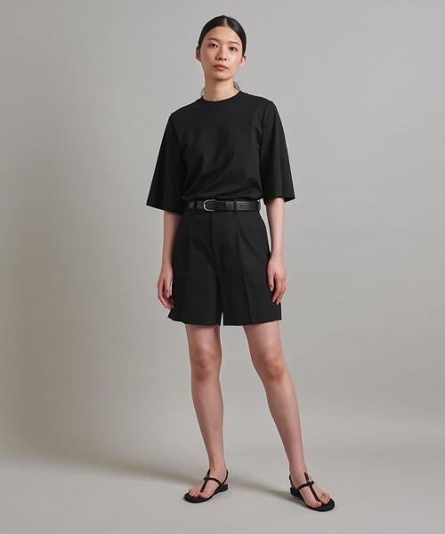 ロエフ　loeff ショートパンツ ショートパンツ LF PL／VIS GABA CLT | LOEFF