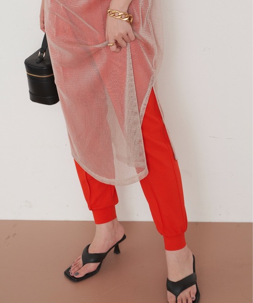 Aunt Marie's（アントマリーズ）の「メッシュロングワンピース（ワンピース・レディース・ベージュ/ブルー/ダークグリーン/ブラック・FREE）」の11枚目の写真