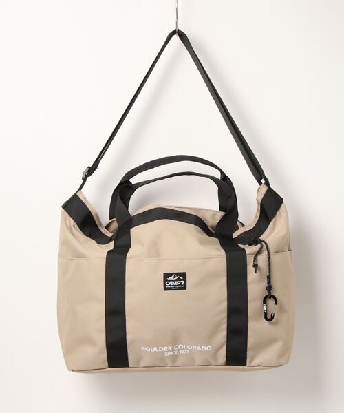 CAMP7（キャンプセブン）の「【CAMP7】2WAYショルダーバッグ（トートバッグ・メンズ・ブラック/グリーン/オレンジ/カーキブラウン・フリー）」の13枚目の写真