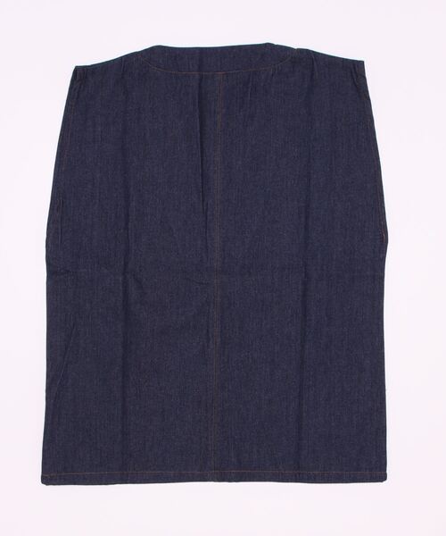 COLONY 2139(コロニートゥーワンスリーナイン)の「ライトオンスデニムVネックベスト(ベスト・レディース・オフホワイト/ブルー・FREE)」の3枚目の写真