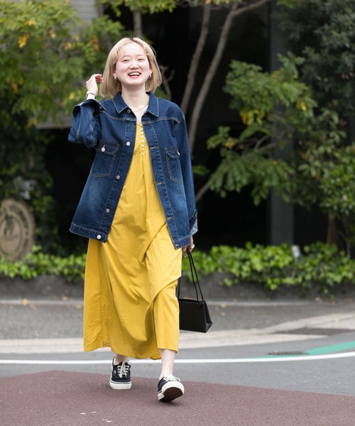 URBAN RESEARCH(アーバンリサーチ)の「ルーズフィットデニムジャケット(デニムジャケット・メンズ・インディゴブルー/ライトインディゴブルー・MEDIUM/LARGE/SMALL)」の5枚目の写真