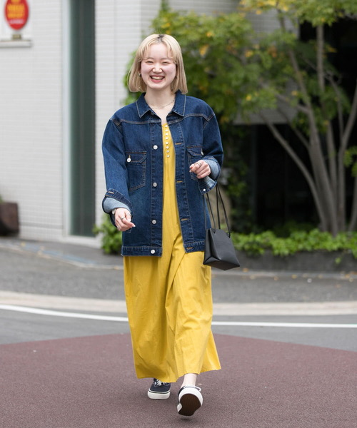 URBAN RESEARCH(アーバンリサーチ)の「ルーズフィットデニムジャケット(デニムジャケット・メンズ・インディゴブルー/ライトインディゴブルー・MEDIUM/LARGE/SMALL)」の8枚目の写真