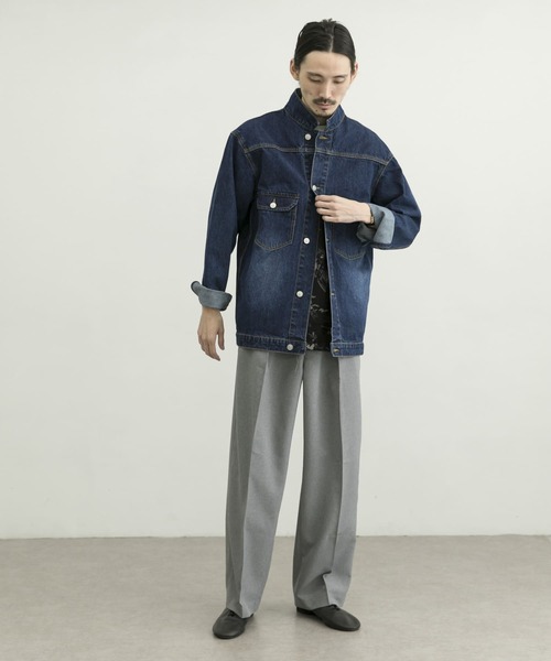 URBAN RESEARCH(アーバンリサーチ)の「ルーズフィットデニムジャケット(デニムジャケット・メンズ・インディゴブルー/ライトインディゴブルー・MEDIUM/LARGE/SMALL)」の16枚目の写真