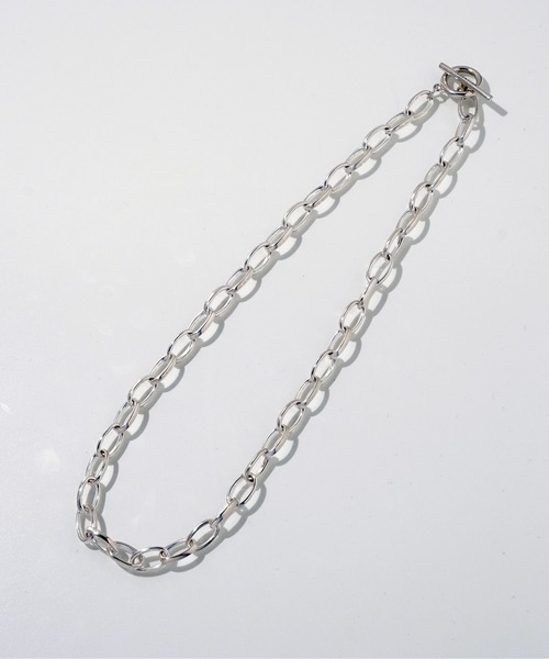 ISOLATION（アイソレーション）の「【ISOLATION / アイソレーション】Silver925 Oval Chain Necklace / オーバルチェーンネックレス（ネックレス・レディース・シルバー・45cm）」の5枚目の写真