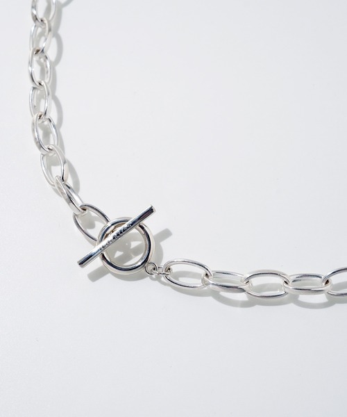 ISOLATION（アイソレーション）の「【ISOLATION / アイソレーション】Silver925 Oval Chain Necklace / オーバルチェーンネックレス（ネックレス・レディース・シルバー・45cm）」の3枚目の写真